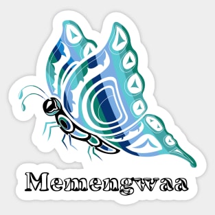 Memengwaa (Butterfly) Gay men Pride Sticker